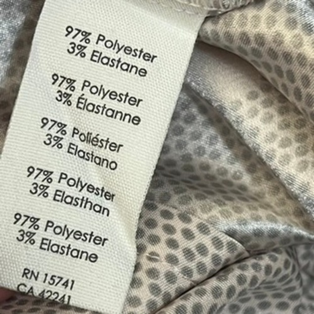 PJ Salvage Satin‎ Dot Romper Pajamas Long Sleeve Lounge Sleepwear Small NWOT - Picture 8 of 8